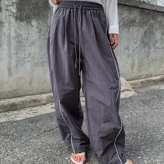 Hidden Cut-out Track Wide Pants