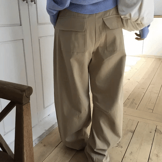 Rudd Yewel Cotton Pintuck Wide Pants