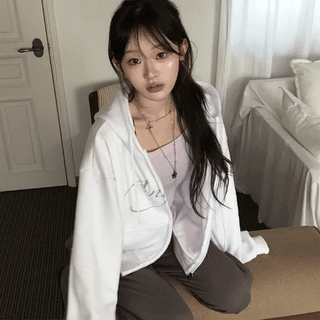 Angel Vintage Zip-up Hoodie
