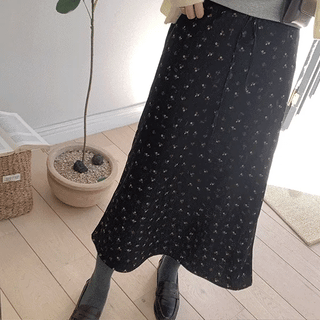 Adali Seersucker Check HLine Skirt