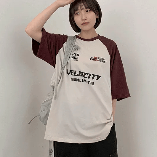Calvo Printed Oversized Short Sleeve Tee