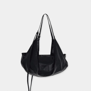 Vesia Two-way Leather Shoulder Middle Bag