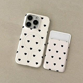 Basic Heart MagSafe Hard Phone Case for iPhone 16 Pro