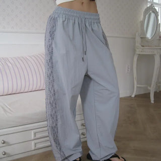 Rusher Nylon Lace Track Pants
