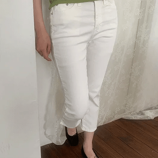 Canby Side Slit Crooked Capri Pants