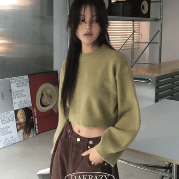 Every Crop Round Knit