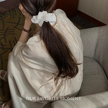 M stitch hair scrunchie