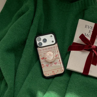 Winter Snowman iPhone 18 Galaxy MagSafe Black Bumper Case