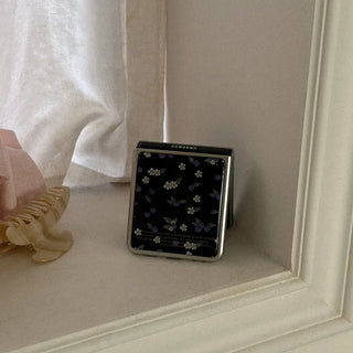 Blueberry Mood Galaxy MagSafe Z-Flip Fold 8 Silver Bumper Phone Case