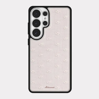 Milk Blossom iPhone 18 Pro Galaxy MagSafe Black Bumper Case