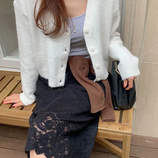 Milky Wool Cardigan