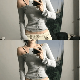 ribbed bodysuit T-shirt