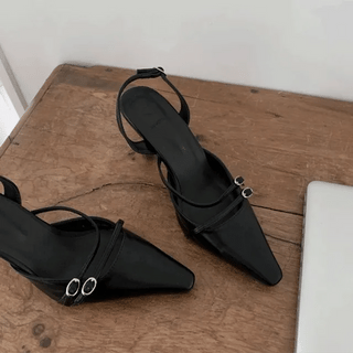 Triangle Loafer Heel  Stiletto Loafers
