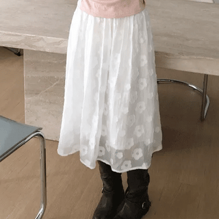 EP Flower Lace Skirt