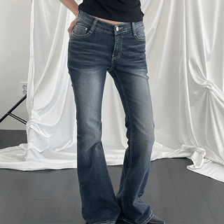 KARDA LOW WAISTED BOOTCUT PANT | Bootcut Pants Jeans Slim Fit Thin Waist Wide Waist
