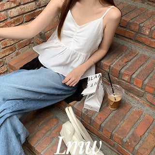 Embossed Flare Shirred Bustier