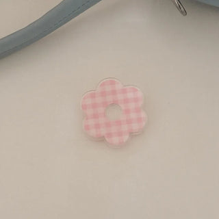 Flower Gingham Grip Toxsmart Acrylic