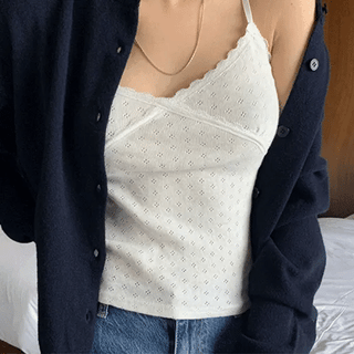 Aloha Punching Lace Sleeveless