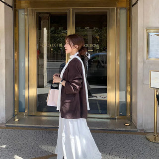 French frill tiered skirt