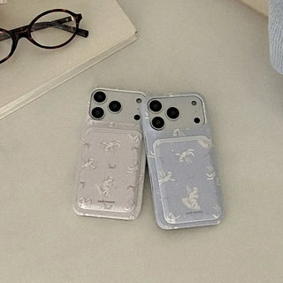 Romantic Cupid MagSafe Card Slot Wallet Pocket Case