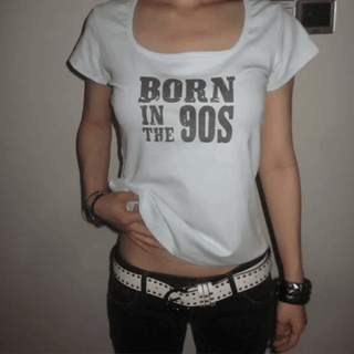 AQUA Vintage V-neck Short Sleeve T-shirt