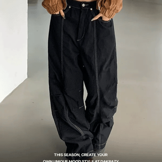 Nella Stitch Pintuck Balloon Wide Pants