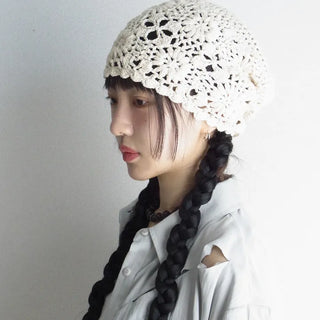Vintage knitted beanie