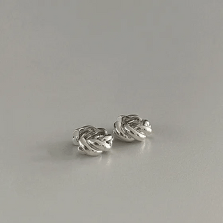 Child Twisted Ring Earrings