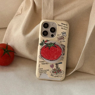 Favorite Tomato Pasta Design [Card Holder Phone Case]
