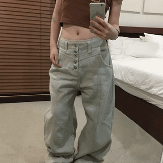 angel embroidered pants