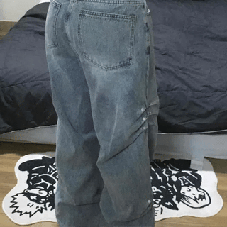angel embroidered pants