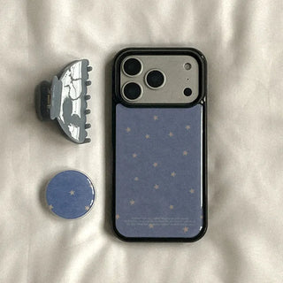 little star iPhone 18 Pro Galaxy MagSafe Black Bumper Case