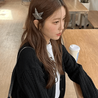 Sparkling star hairpin