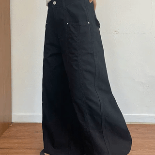 Bisik Summer Cut Cotton Wide Pants