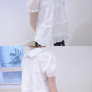Kiku Puff Frill Blouse