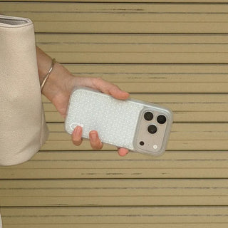 Lace Dot iPhone 17 Pro Clear Translucent Jelly Case