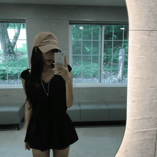 Model's Own* Additional Black Color Shoot* Confi Lace Sleeveless Top with Built-in Cups