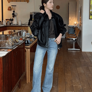 Recall bootcut denim pants
