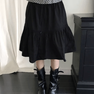 Kusol Tiered Frill Skirt