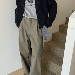 Cinew Bio Oxford Cotton Wide Pants