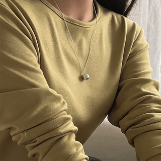 Newet Silver Ball Necklace