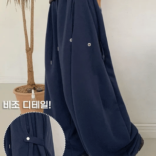 Yutef Bijo Summer Banding Wide Pants
