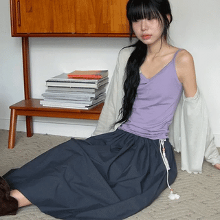 Izba Ethnic Woodball String Midi Skirt