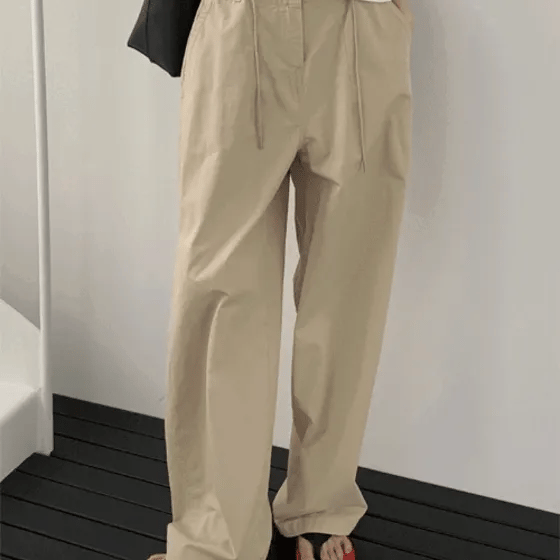 Euphoric Summer Cotton Stopper Wide Pants