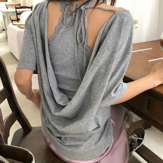 X BACK OFF SHOULDER TEE