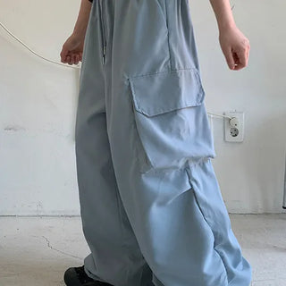 Pororo Color Elastic String Cargo Pants
