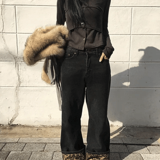 Snap Curve Balloon Pants