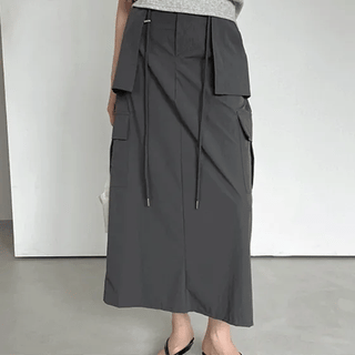 Fierce Summer Cargo Stopper Back Elastic Skirt