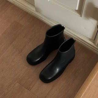 Fit RoundToe Ankle Boots
