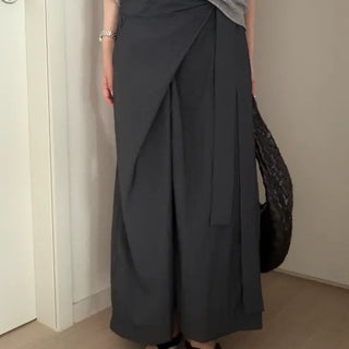 Nonoka Summer Stitch Elastic Banding Maxi Skirt